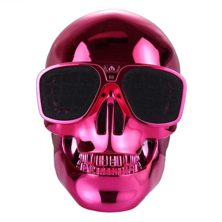 Sunglasses Skull Bluetooth Stereo Speaker, for iPhone, Samsung, HTC, Sony and other Smartphones (Red) - Desktop Speaker by buy2fix | Online Shopping UK | buy2fix