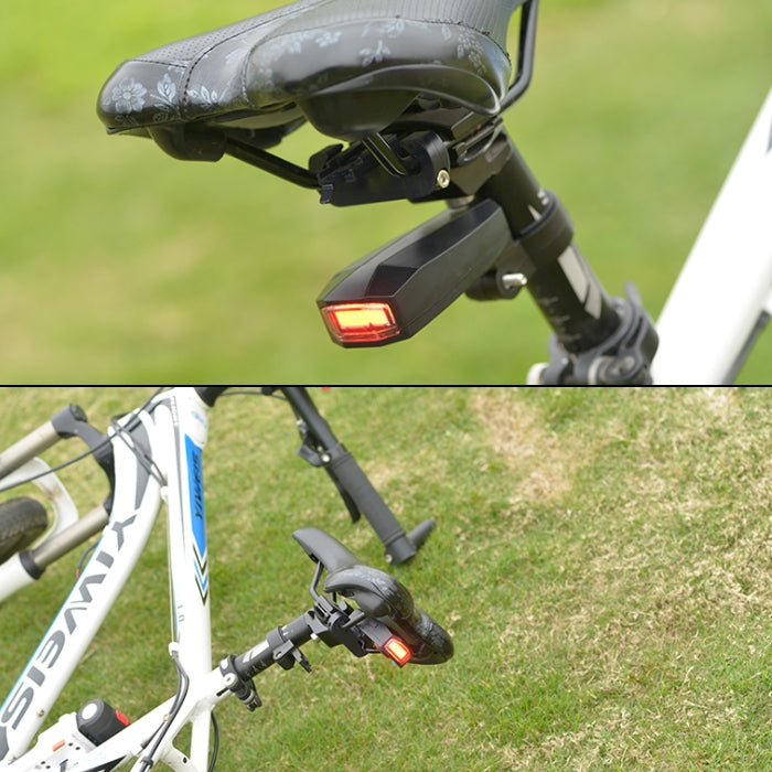ANTUSI A6 USB Charging COB Light Source Smart Cycling Bike Warning Alarm Tail Light with Remote Control - Taillights by buy2fix | Online Shopping UK | buy2fix