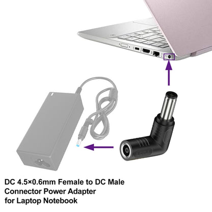 240W DC 4506 Female to DC 5521 Male Connector Laptop Power Adapter - For HP by buy2fix | Online Shopping UK | buy2fix