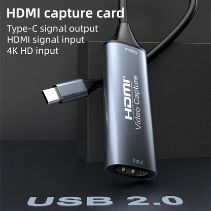 4K 30Hz HDMI to USB-C / Type-C HD Video Capture Card with Cable - Video Capture Solutions by buy2fix | Online Shopping UK | buy2fix