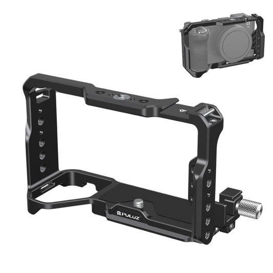 For Sony ILCE-A7CM2 / Alpha 7C II / Alpha 7CR PULUZ Metal Camera Cage Stabilizer Rig (Black) - Camera Cage by PULUZ | Online Shopping UK | buy2fix