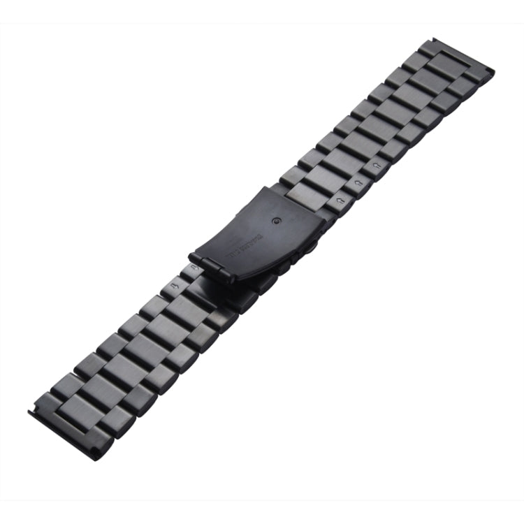 For Apple Watch 38mm Classic Buckle Steel Watch Band Replacement, Only Used in Conjunction with Connectors ( S-AW-3291 )(Black) - Watch Bands by buy2fix | Online Shopping UK | buy2fix