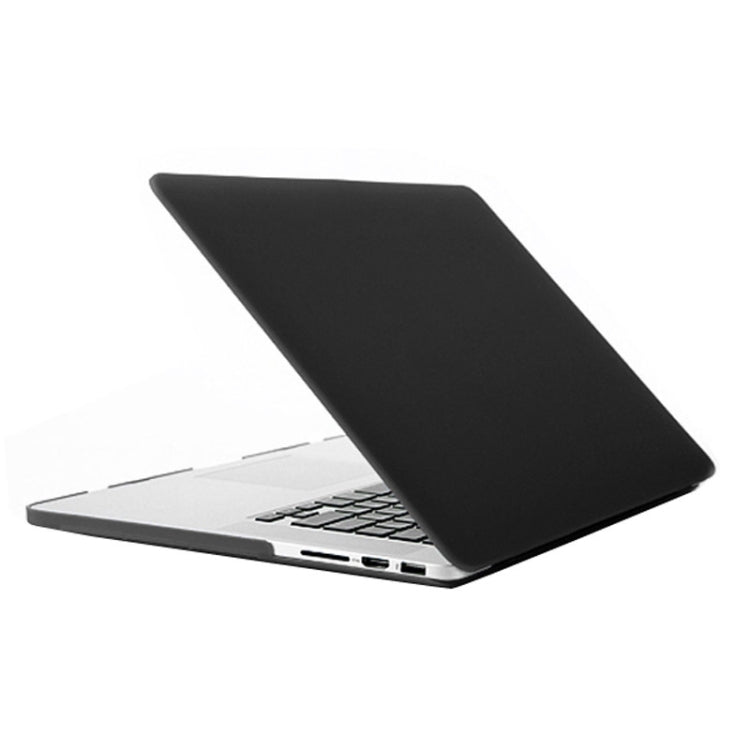 Laptop Frosted Hard Plastic Protection Case for Macbook Pro Retina 13.3 inch(Black) - MacBook Pro Cases by buy2fix | Online Shopping UK | buy2fix