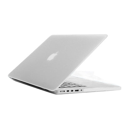 Frosted Hard Protective Case for Macbook Pro Retina 15.4 inch  A1398(Transparent) - MacBook Pro Cases by buy2fix | Online Shopping UK | buy2fix