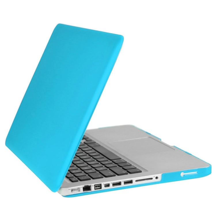 ENKAY for Macbook Pro 15.4 inch (US Version) / A1286 Hat-Prince 3 in 1 Frosted Hard Shell Plastic Protective Case with Keyboard Guard & Port Dust Plug(Blue) - MacBook Pro Cases by ENKAY | Online Shopping UK | buy2fix