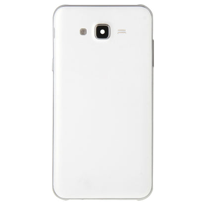 For Galaxy J5(2015) / J500 Full Housing Cover (Middle Frame Bezel + Battery Back Cover) (White) - Galaxy J Series Parts by buy2fix | Online Shopping UK | buy2fix