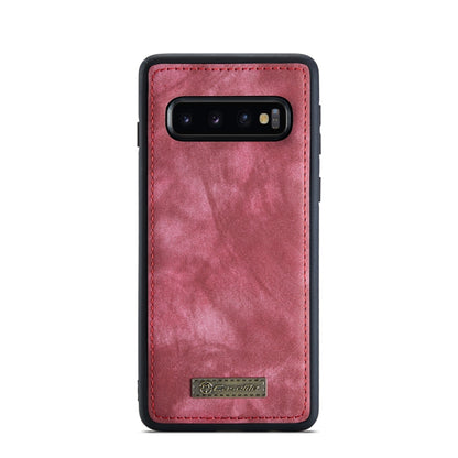 For Samsung Galaxy S10 CaseMe-008 Detachable Multifunctional Flip Leather Phone Case(Red) - Galaxy Phone Cases by CaseMe | Online Shopping UK | buy2fix