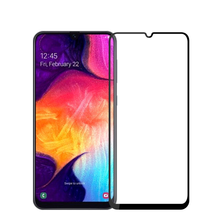 MOFI 9H 2.5D Full Screen Tempered Glass Film for Galaxy A50 (Black) - Galaxy Tempered Glass by MOFI | Online Shopping UK | buy2fix