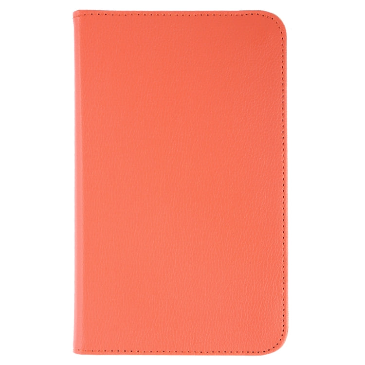 Litchi Texture Horizontal Flip 360 Degrees Rotation Leather Case for Galaxy Tab A 8 (2019) / P200 / P205, with Holder (Orange) - Tab A 8.0 & S Pen (2019) P200/P205 by buy2fix | Online Shopping UK | buy2fix