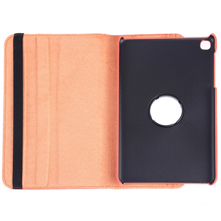 Litchi Texture Horizontal Flip 360 Degrees Rotation Leather Case for Galaxy Tab A 8 (2019) / P200 / P205, with Holder (Orange) - Tab A 8.0 & S Pen (2019) P200/P205 by buy2fix | Online Shopping UK | buy2fix