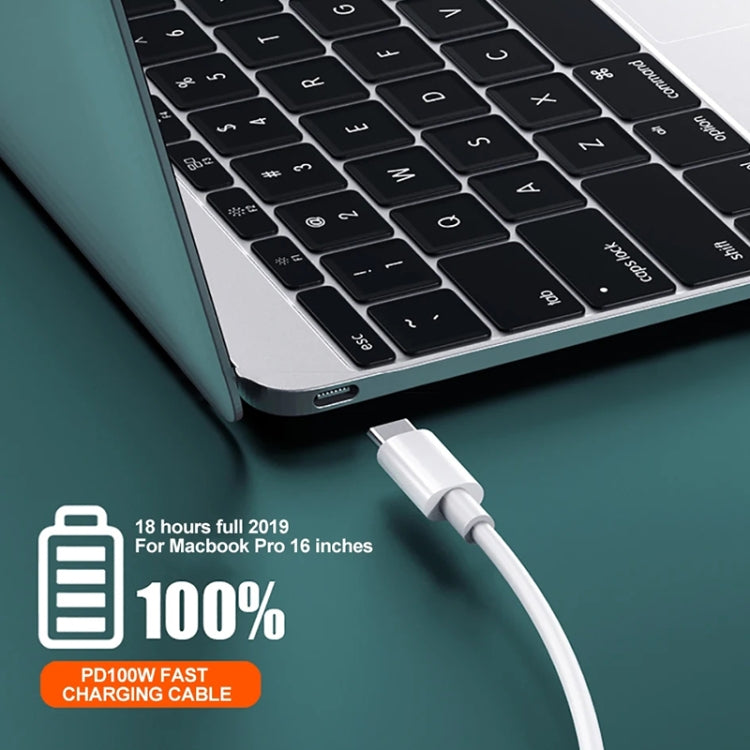 Original Xiaomi 6A USB-C / Type-C to USB-C / Type-C Fast Charging Data Cable, Length: 1m - USB-C & Type-C Cable by Xiaomi | Online Shopping UK | buy2fix