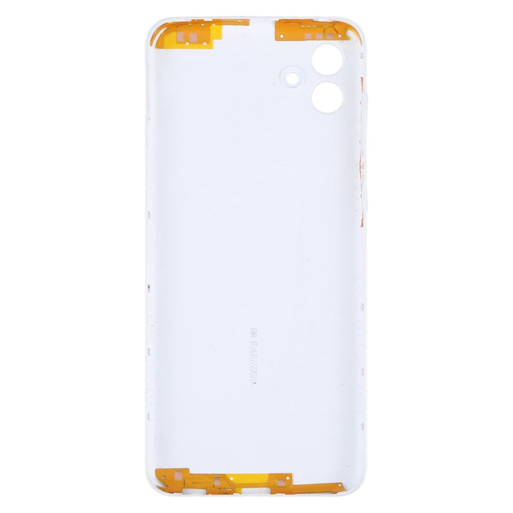 For Samsung Galaxy A04 SM-A045F Original Battery Back Cover(White) - Back Cover by buy2fix | Online Shopping UK | buy2fix