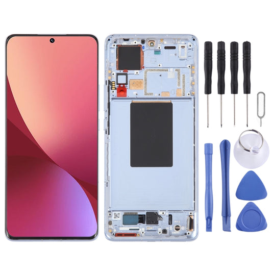 For Xiaomi 12 Pro / 12S Pro AMOLED Original LCD Screen Digitizer Full Assembly with Frame (Blue) - LCD Screen by buy2fix | Online Shopping UK | buy2fix