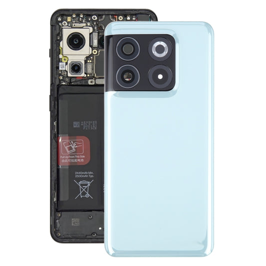 For OnePlus 11T Battery Back Cover with Camera Lens Cover(Green) - Back Cover by buy2fix | Online Shopping UK | buy2fix