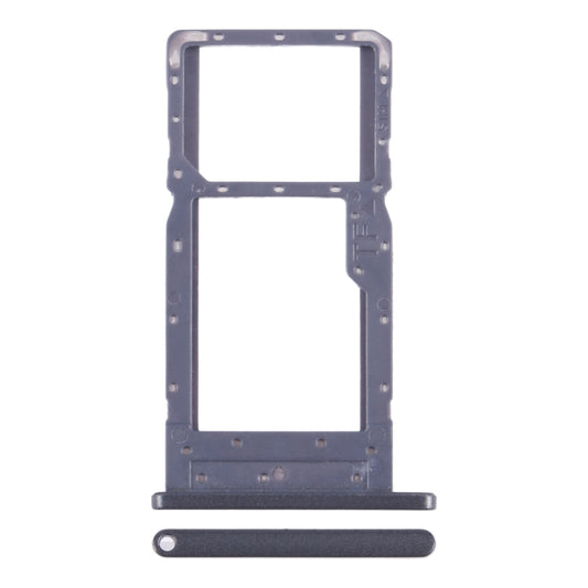 For Alcatel 1SE 2020 5030 SIM Card Tray + Micro SD Card Tray (Grey) - Card Tray by buy2fix | Online Shopping UK | buy2fix