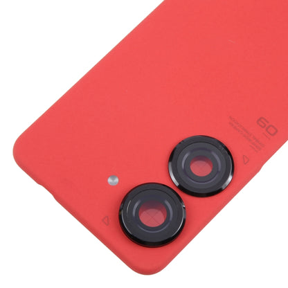 For Asus Zenfone 9 AI2202 Original Battery Back Cover with Camera Lens Cover(Red) - Back Cover by buy2fix | Online Shopping UK | buy2fix