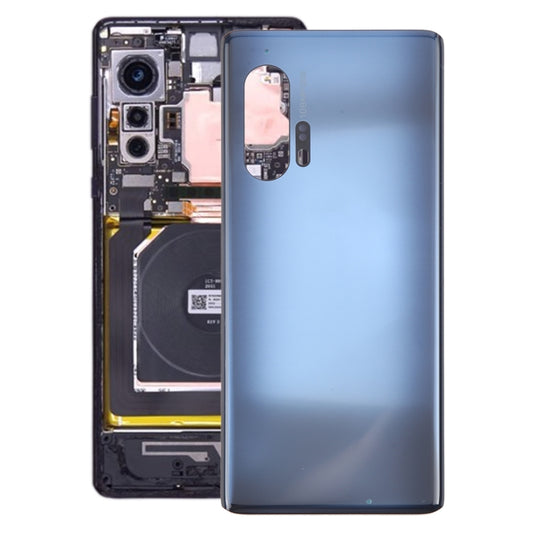 For Motorola Edge+ 2020 Original Battery Back Cover(Blue) - Back Cover by buy2fix | Online Shopping UK | buy2fix