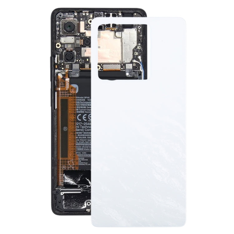 For Xiaomi Redmi 13 5G Original Battery Back Cover(White) - Back Cover by buy2fix | Online Shopping UK | buy2fix