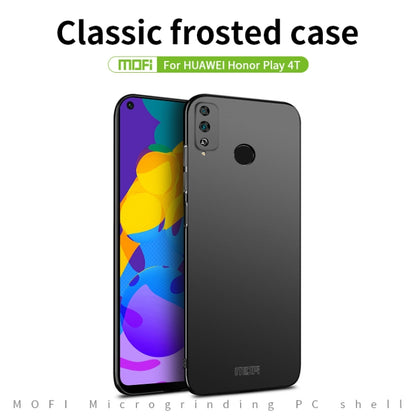 For Huawei Honor Play 4T MOFI Frosted PC Ultra-thin Hard Case(Black) - Honor Cases by MOFI | Online Shopping UK | buy2fix