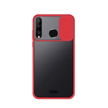 For Huawei P30 lite MOFI Xing Dun Series PC + TPU Anti-peep Waterproof And Anti-drop All-inclusive Protective Shell, Translucent Frosted(Red) - Huawei Cases by MOFI | Online Shopping UK | buy2fix