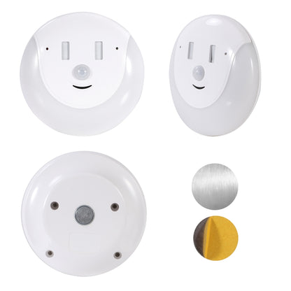 USB Charging Light & Human Body Sensing Control Smile Magnetic Night Light(Cold White Light) - Night Lights by buy2fix | Online Shopping UK | buy2fix