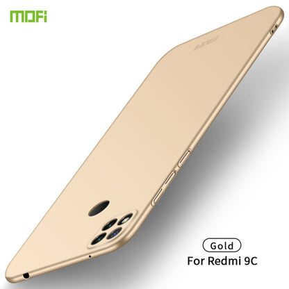 For Xiaomi Redmi 9C MOFI Frosted PC Ultra-thin Hard Case(Gold) - Xiaomi Cases by MOFI | Online Shopping UK | buy2fix