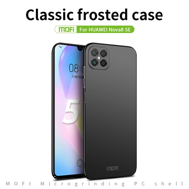 For Huawei nova 8 SE MOFI Frosted PC Ultra-thin Hard Case (Red) - Huawei Cases by MOFI | Online Shopping UK | buy2fix