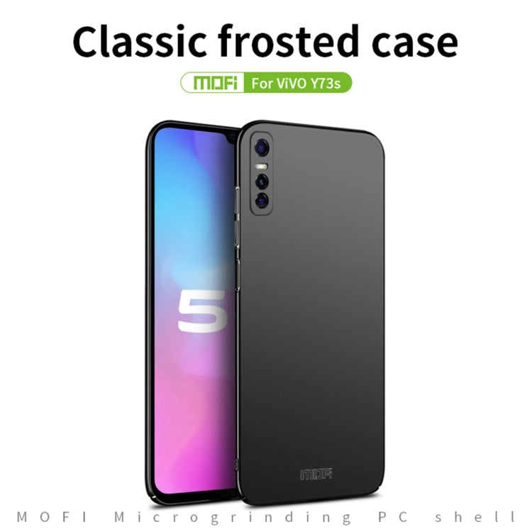 For vivo Y73s MOFI Frosted PC Ultra-thin Hard Case (Blue) - vivo Cases by MOFI | Online Shopping UK | buy2fix