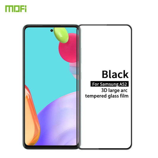For Samsung Galaxy A52 5G / 4G MOFI 9H 3D Explosion-proof Curved Screen Tempered Glass Film - Galaxy Tempered Glass by MOFI | Online Shopping UK | buy2fix