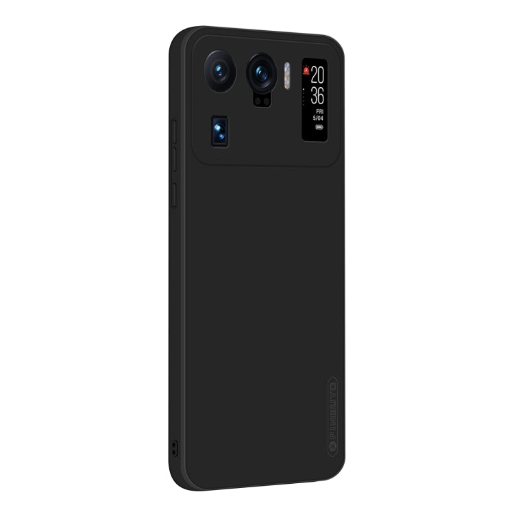 For Xiaomi Mi 11 Ultra PINWUYO Touching Series Liquid Silicone TPU Shockproof Case(Black) - Xiaomi Cases by PINWUYO | Online Shopping UK | buy2fix