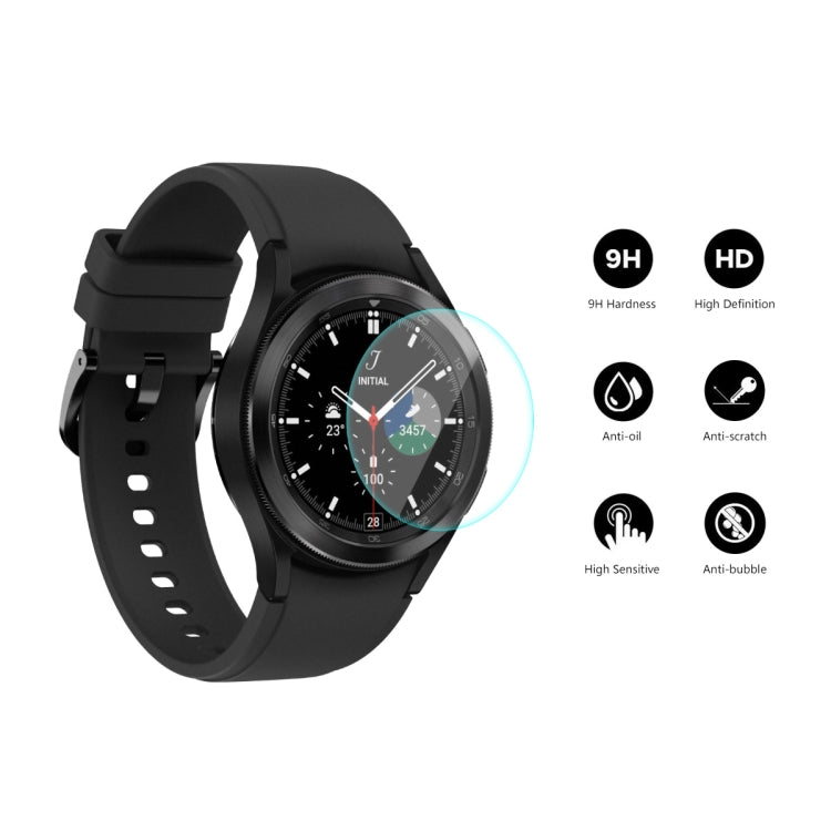 10 PCS For Samsung Galaxy Watch4 Classic 42mm ENKAY Hat-Prince 0.2mm 9H 2.15D Curved Edge Tempered Glass Screen Protector Watch Film - Screen Protector by ENKAY | Online Shopping UK | buy2fix