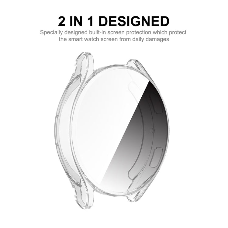 For Samsung Galaxy Watch4 44mm ENKAY Hat-Prince Full Coverage Transparent Soft Case TPU HD Clear Cover - Watch Case by ENKAY | Online Shopping UK | buy2fix