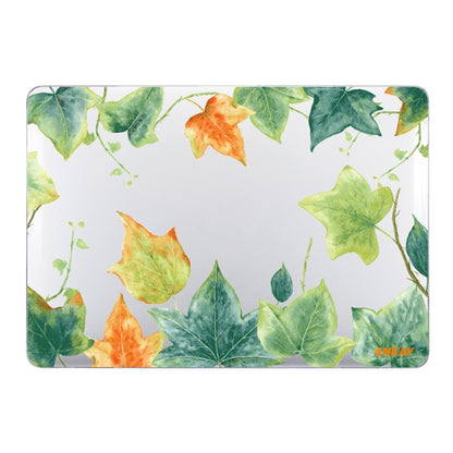 For MacBook Air 13.3 inch A2179 / A2337 ENKAY Hat-Prince Forest Series Pattern Laotop Protective Crystal Case(Ivy Leaf Pattern) - MacBook Air Cases by ENKAY | Online Shopping UK | buy2fix