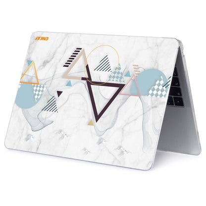 ENKAY Hat-Prince Geometry Pattern Laotop Protective Crystal Case for MacBook Pro 16.2 inch A2485 2021/A2880 2023 (Geometry No.4) - MacBook Pro Cases by ENKAY | Online Shopping UK | buy2fix