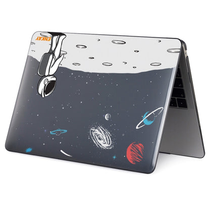 For MacBook Air 13.3 inch A1932 / A2179 / A2337 ENKAY Star Series Pattern Laotop Protective Crystal Case(Backpack Astronaut) - MacBook Air Cases by ENKAY | Online Shopping UK | buy2fix