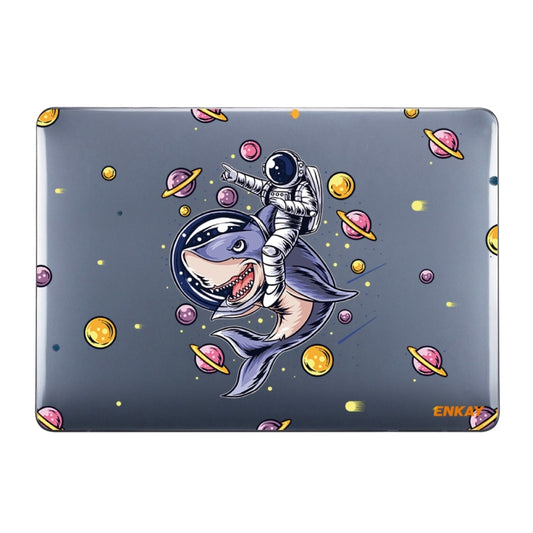 ENKAY Star Series Pattern Laotop Protective Crystal Case For MacBook Pro 16 inch A2141(Shark Astronaut) - MacBook Pro Cases by ENKAY | Online Shopping UK | buy2fix