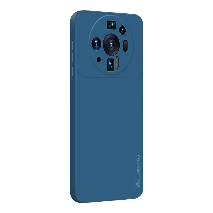 For Xiaomi 12S Ultra PINWUYO Sense Series Liquid Silicone TPU Mobile Phone Case(Blue) - More Brand by PINWUYO | Online Shopping UK | buy2fix