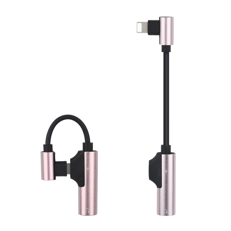 ENKAY ENK-AT109 Male 8 Pin to Dual Female 8 Pin Adapter Data Transfer Cable(Pink) - Converter & Adapter by ENKAY | Online Shopping UK | buy2fix