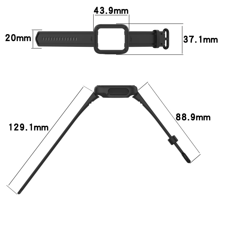 For Xiaomi Redmi Watch 2 Lite Silicone Solid Color Watch Band(Grey) - Watch Bands by buy2fix | Online Shopping UK | buy2fix