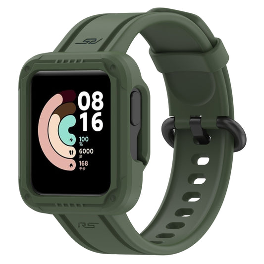 For Xiaomi Mi Watch 2 Lite Silicone Solid Color Watch Band(Dark Green) - Watch Bands by buy2fix | Online Shopping UK | buy2fix