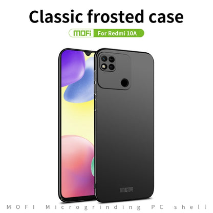 For Xiaomi Redmi 10A MOFI Frosted PC Ultra-thin Hard Case(Red) - Xiaomi Cases by MOFI | Online Shopping UK | buy2fix