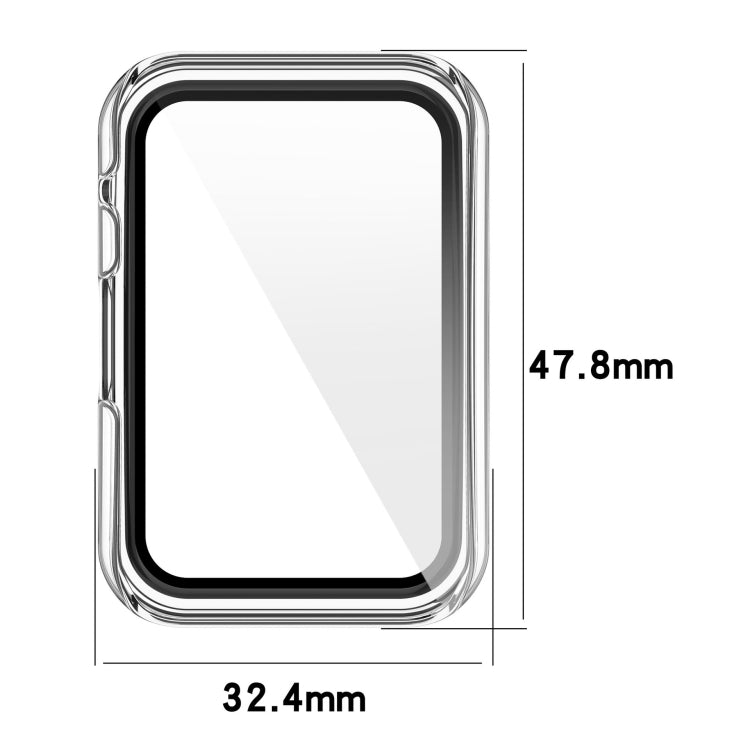 For OPPO Watch Free PC+ Toughened Film Fully Enclosed Protective Watch Case(Green) -  by buy2fix | Online Shopping UK | buy2fix