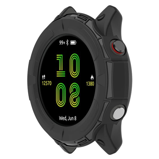 For Garmin Forerunner 955 Shockproof TPU Protective Watch Case(Black) - Watch Cases by buy2fix | Online Shopping UK | buy2fix