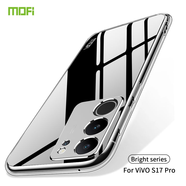 For vivo S17 Pro MOFI Ming Series Ultra-thin TPU Phone Case(Transparent) - vivo Cases by MOFI | Online Shopping UK | buy2fix