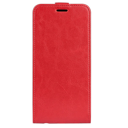 For iPhone 16 R64 Texture Single Vertical Flip Leather Phone Case(Red) - iPhone 16 Cases by buy2fix | Online Shopping UK | buy2fix