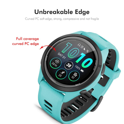 For Garmin Forerunner 265S ENKAY 3D Full Coverage Soft PC Edge + PMMA HD Screen Protector Film - Screen Protector by ENKAY | Online Shopping UK | buy2fix