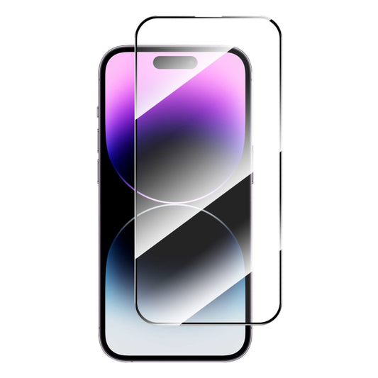 For iPhone 15 Pro ENKAY Full Glue High Aluminum-silicon Tempered Glass Film - iPhone 15 Pro Tempered Glass by ENKAY | Online Shopping UK | buy2fix