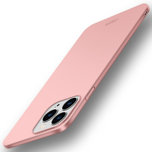 For iPhone 15 Pro Max MOFI Frosted PC Ultra-thin Hard Phone Case(Rose Gold) - iPhone 15 Pro Max Cases by MOFI | Online Shopping UK | buy2fix