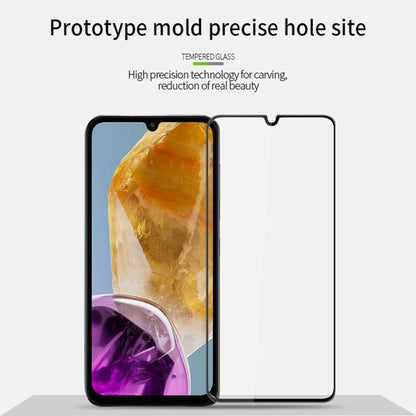 For Samsung Galaxy M15／F15 PINWUYO 9H 3D Full Screen Explosion-proof Tempered Glass Film(Black) - Galaxy Tempered Glass by PINWUYO | Online Shopping UK | buy2fix