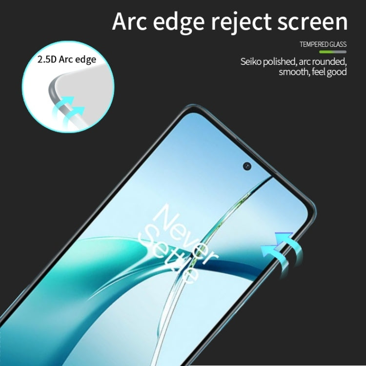 For OnePlus Nord CE4 Lite PINWUYO 9H 2.5D Full Screen Tempered Glass Film(Black) - OnePlus Tempered Glass by PINWUYO | Online Shopping UK | buy2fix